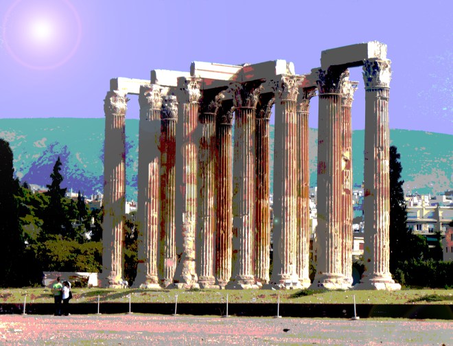 The Temple of Olympian Zeus, Athens 