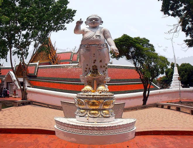 Something about Buddha can just make you feel trippy.  