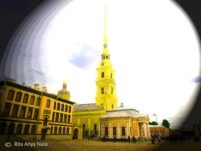 A spy's fantasy of the perfect lemon tart? (Peter and Paul Fortress, St. Petersburg)