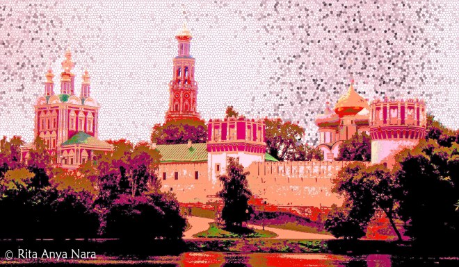 I would like my three scoops of scenery with extra sprinkles, please. (Novodevichiy Convent, Moscow) 