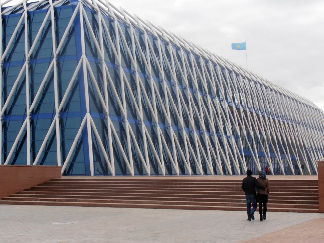 Need a beautiful place to be alone together?  There's plenty of that in Astana. 